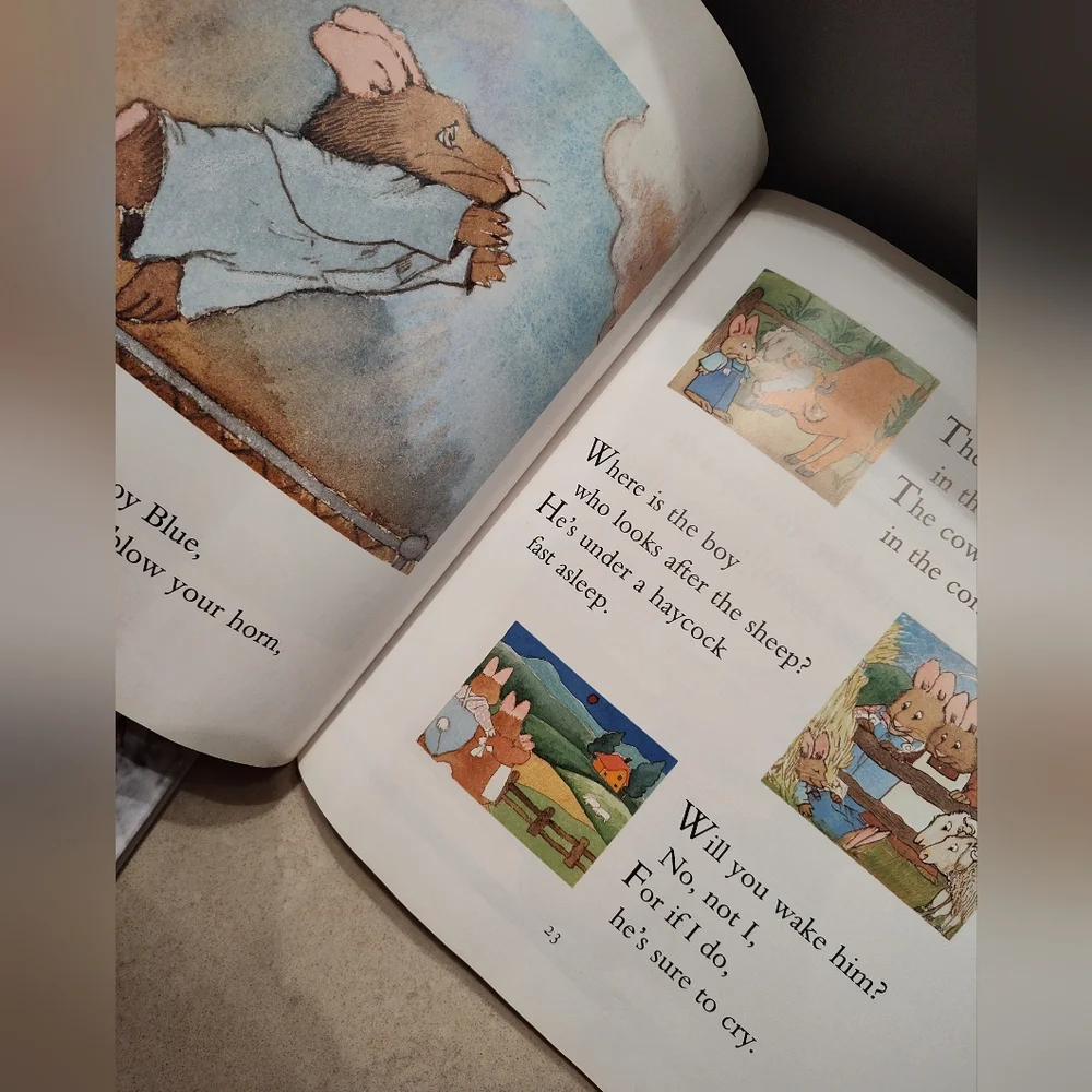 My Very First Mother Goose Hard Cover Book Of Nursery Rhymes/Stories